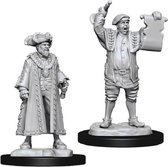 Dungeons and Dragons Miniatures - Mayor & Town Crier - Miniatuur - Ongeverfd