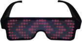 MyFestivalKit LED bril - Classic - rood