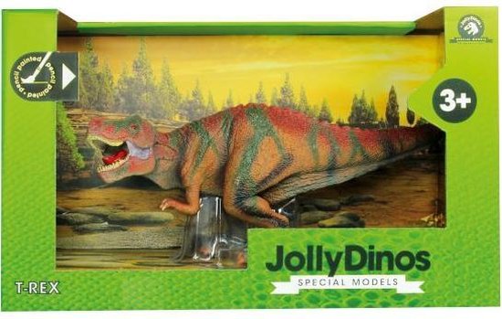 JollyDinos - T-REX (RED) - dinosaurus speelgoed - dinosaurus - dino |  bol.com