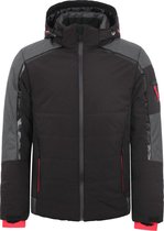 Icepeak Wintersportjas - Maat 48  - Mannen - donkergroen/grijs/zwart