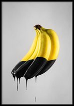 Poster Banaan Chocolade - 50x70cm - Keukenposter - 250g Fotopapier