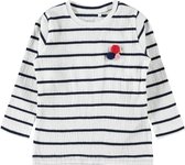 Name it Gestreept T-T-Shirt Lange Mouwen - Dark Sapphire - Maat 98