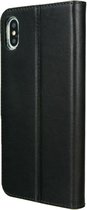 Leather Booktype Iphone Xs Max - Zwart / Black