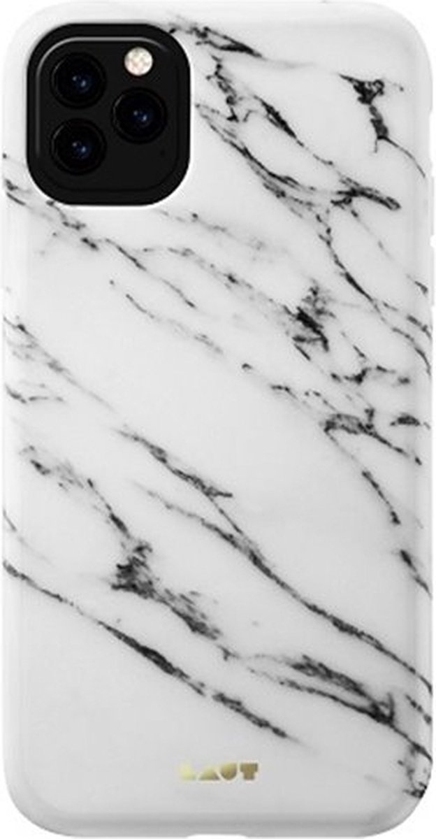 LAUT - iPhone 11 Pro Hoesje - Back Case HUEX Marble Wit