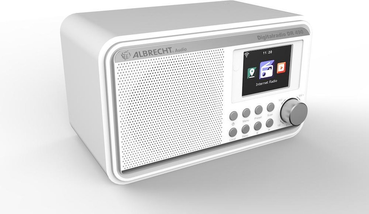 Albrecht DR 490 Internet/DAB+/FM White