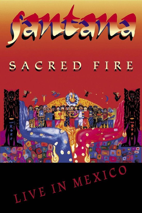 Cover van de film 'Santana - Sacred Fire Live Mexico'
