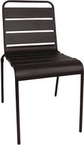 Stalen stoelen | stapelbaar | zwart - Per 4 stuks