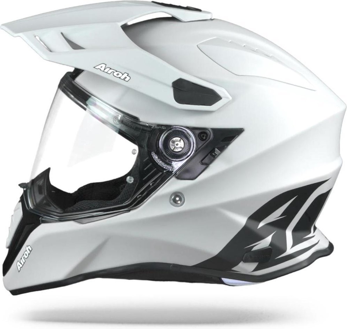 Casque intégral Airoh Commander Concrete Grey Matte - Casque de moto -  Taille S