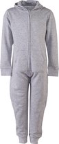 Kids all-in-one onesie kinderen - heather grey - 7/8 jaar