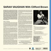 Sarah Vaughan With Clifford Brown (Limited Transparent Blue Vinyl)