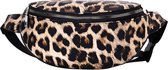 Heuptas Panterprint Bruin Fannypack Leopard Festival Tasje