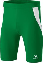 Erima Atletiek Short Tight Heren - Smaragd / Wit | Maat: XXL