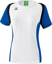 Erima Razor 2.0 T-Shirt Dames - Wit / New Royal / Zwart | Maat: 42