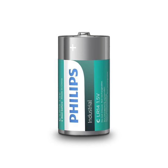 Philips Industrial Alkaline C/LR14 - Batterijen - 10 stuks | bol.com