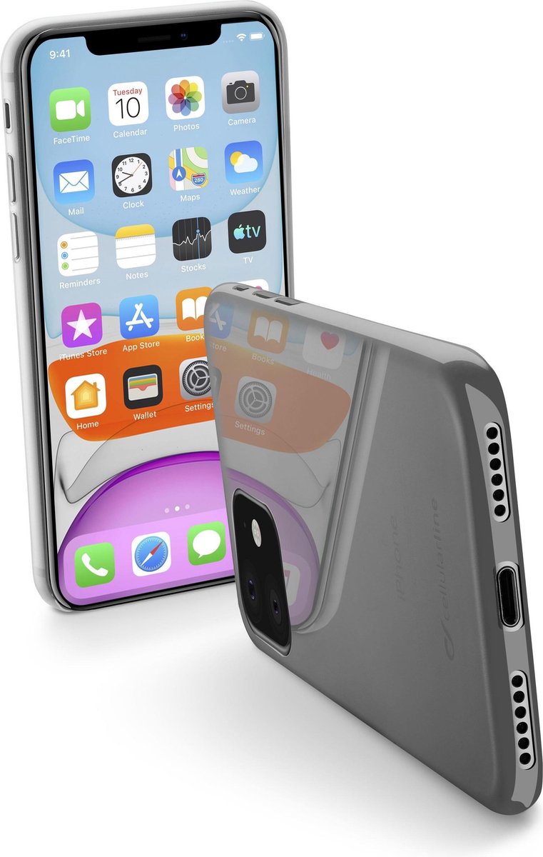 Cellularline - iPhone 11, hoesje zero, transparant
