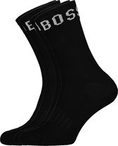 HUGO BOSS Sport Logo (2-pack) - heren sportsokken katoen - zwart -  Maat: 43-46