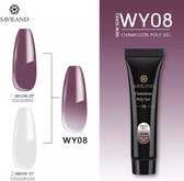 Polygel - Color Red-Brown - Polygel nagels - 15 gram