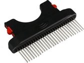 Professional click-it comb w rotating teeth