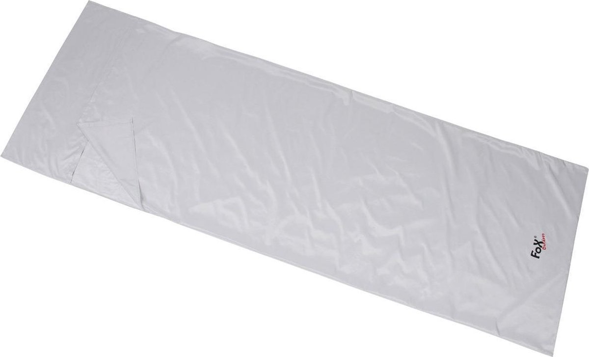 Lakenzak 'Arber' grijs microvezel 215 x 75 cm