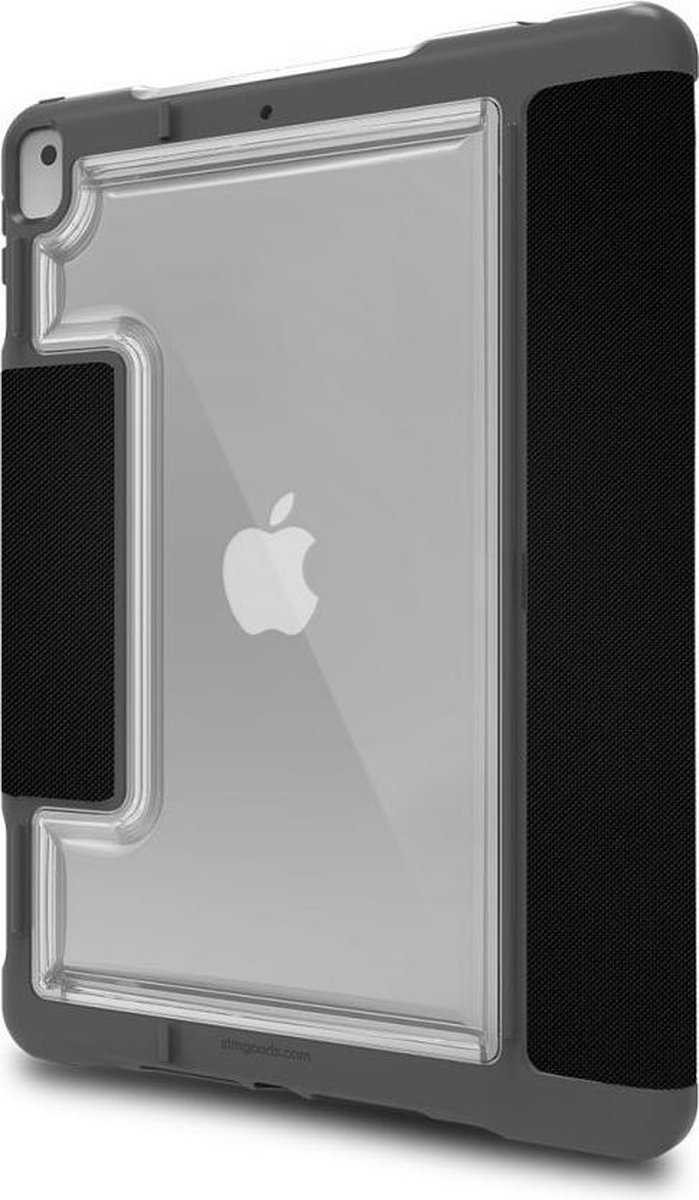 STM Dux Plus Duo iPad Hoes (10.2 inch, model 2019/2020, 7th/8th generatie), beschermhoes met auto-wake, zwart - Rugged - STM