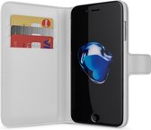 BeHello iPhone 8  7  6s  6 Hoesje - Wallet Case Met Ruimte Voor 3 Pasjes Wit