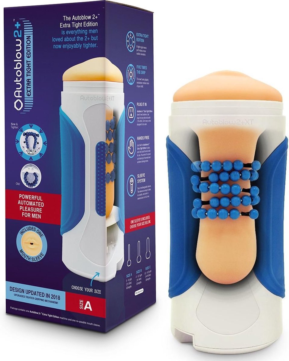 Goedkoopste Autoblow 2 Masturbator & Sleeve A - Mond - Wit