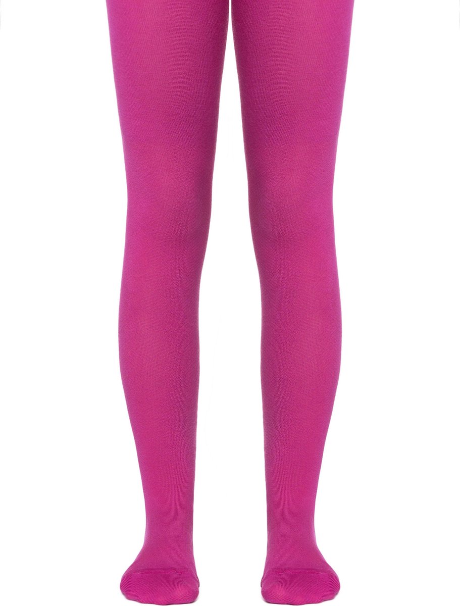 Baby kindermaillot effen fuchsia, maat 116/122 (zoollengte 18), in geschenkdoos.
