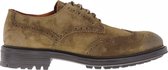 Grotesque | Triplex 2-d taupe suede brogue - dk brown sole | Maat: 46