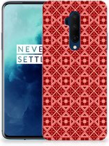 OnePlus 7T Pro TPU bumper Batik Red