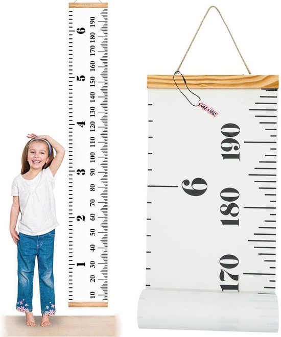 Oak's First Groeimeter voor kinderen en baby's | Lengte meter | Decoratie  kinderkamer... | bol.com