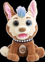 Punkymals Bowie - interactief hondje - Bruin - 24 cm