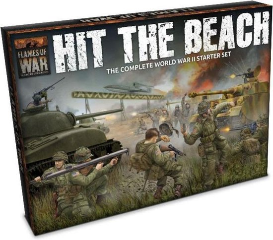 Afbeelding van het spel Hit the Beach flames of war starter set
