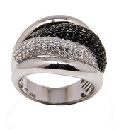 Ring - zilver - Zirkonia - Zirkonia wit - Zirkonia zwart - verlinden juwelier