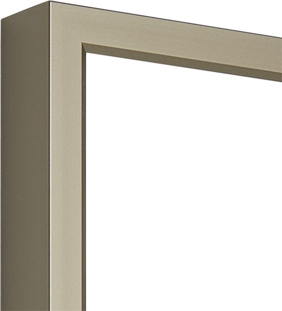 Aluminium Wissellijst A2 42 x 59.4 Mat Licht Brons - Ontspiegeld Glas - Professional
