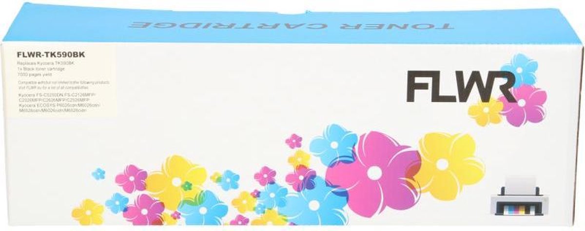 FLWR - Toners / Kyocera Mita TK-590K / zwart / Geschikt voor Kyocera Mita