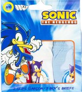 Sonic – 3 x onderbroek maat 116/128 - 6/8 jaar