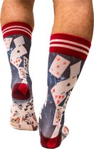 Sock My Feet - Grappige sokken heren - Maat 39-42 - Sock My Poker - Poker sokken - Funny Socks - Vrolijke sokken - Leuke sokken - Fashion statement - Gekke sokken - Grappige cadeau