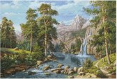 Wizardi Diamond Painting Kit Scenery with Waterfall WD2459