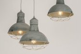 Lumidora Hanglamp 72734 - 3 Lichts - E27 - Betongrijs - Metaal - ⌀ 80 cm