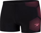 Speedo Tech Placement  Sportzwembroek - Maat 8  - Mannen - zwart/rood