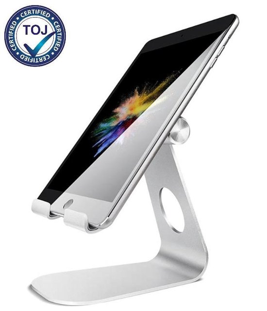 Verstelbare Universele Aluminium Tablethouder Draagbaar