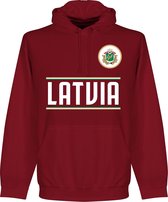 Letland Team Hoodie - Bordeaux Rood - M