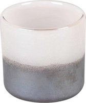 Rasteli Waxinelichthouder-Kaarsenhouder Earth & Sky blush Glas Paars-Roze-Wit-Gemeleerd D 10 cm H 10 cm