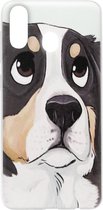 ADEL Siliconen Back Cover Softcase Hoesje Geschikt voor Samsung Galaxy A40 - Berner Sennenhond