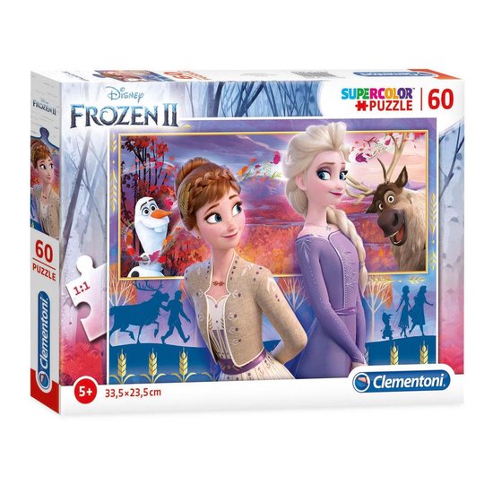 Clementoni Puzzel 60 Stukjes Frozen 2, Kinderpuzzels, 57 jaar, 26056 bol