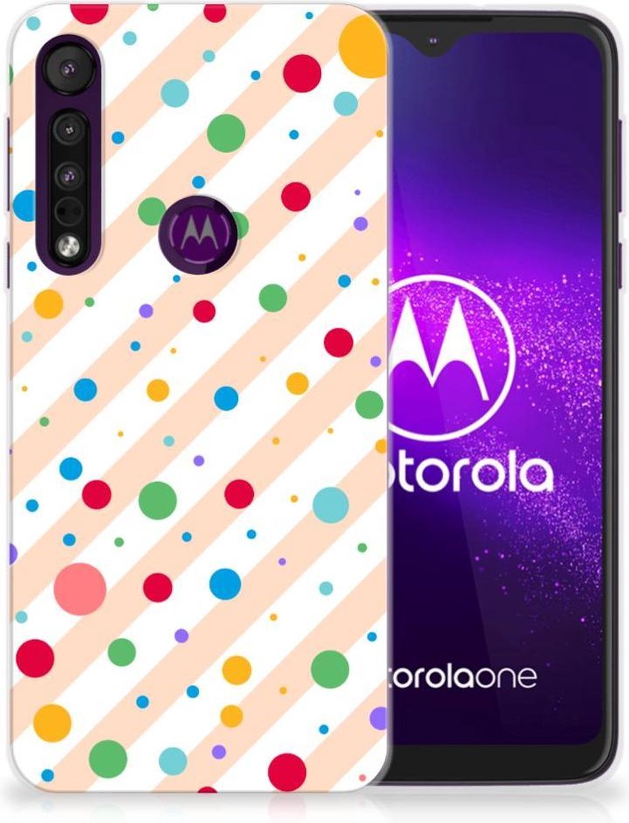 Motorola One Macro TPU bumper Dots