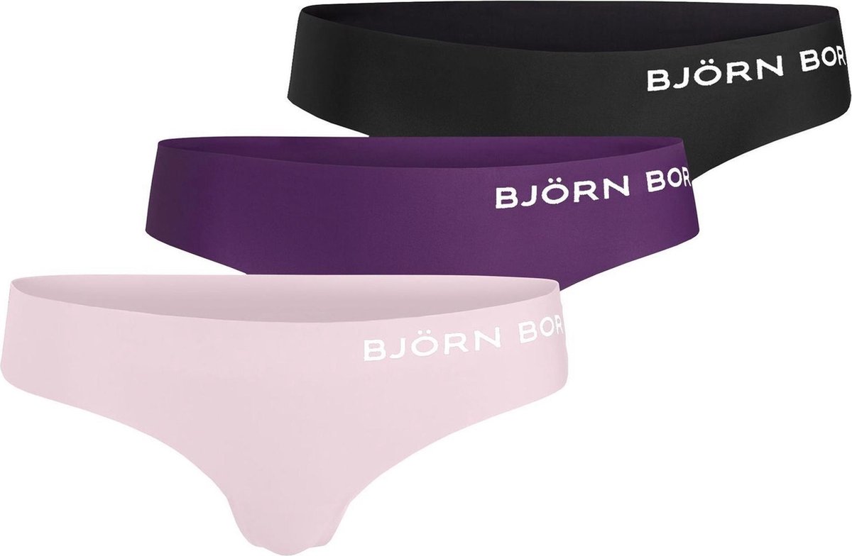 Bjorn Borg Seasonal Solids Seamless String (3-pack) Onderbroek - Maat 42 -  Vrouwen -... | bol.com