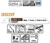 CMT JS922VF-5 Bi-metaal reciprozaagblad 150 x 0,9 mm. 10-14tpi  (hout met spijkers, plaatstaal, buizen, aluminium, glasvezel/epoxy)