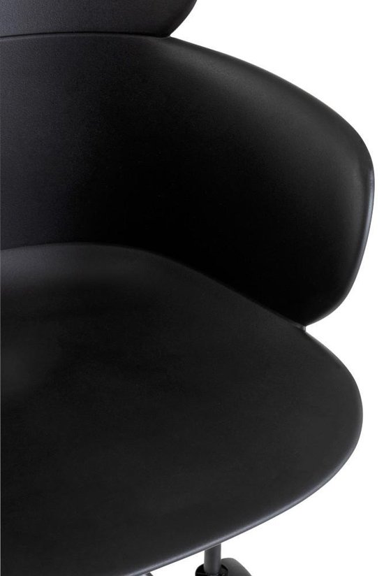 | J Line Bureaustoel Eva Zwart 81 x 56 x 53,5 (2 stuks) j line bureaustoel eva zwart 81 x 56 x 53,5 | wants&needs