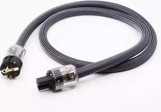 Power Cord 1 Meter | High End Netkabel | Power Cable | Stroomkabel |  PowerCord | bol.com